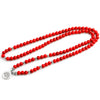 Bracelet mala en Howlite rouge - l'atelier d'eos