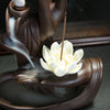 Brûleur d'encens "cascade et fleur de Lotus " - l'atelier d'eos