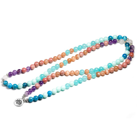 Bracelet mala multi pierres - l'atelier d'eos
