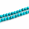 Bracelet mala en Howlite bleue  de 6 mm - l'atelier d'eos