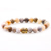 Bracelet sagesse du Bouddha en Onyx multicolores - l'atelier d'eos