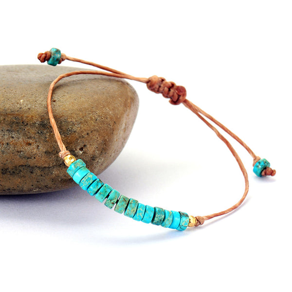 Bracelet d'amitié en pierres naturelles – l'atelier d'eos