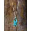 collier "goutte" de turquoise - l'atelier d'eos