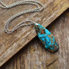 collier "goutte" de turquoise - l'atelier d'eos