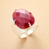 Bague Protection en Rhodonite - l'atelier d'eos