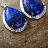 Boucles d'oreilles Gouttes  en Lapis Lazuli