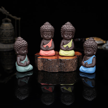 Statuette petits moines - l'atelier d'eos