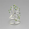 Elegante bague arbre de vie en argent 925 - l'atelier d'eos