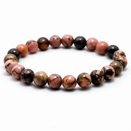 Bracelet  en Rhodochrosite tachetée